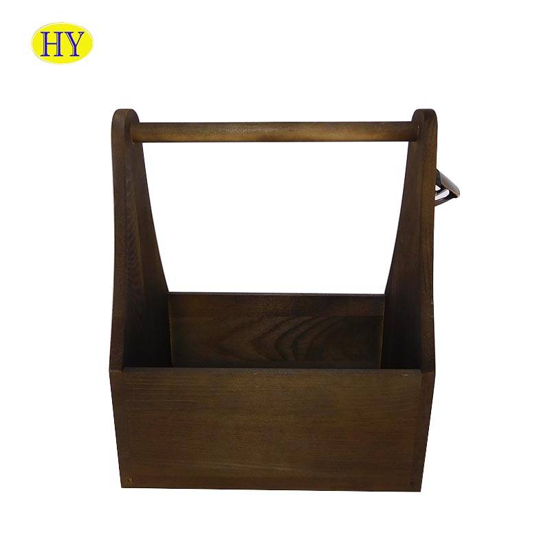 Hot Selling for Wooden Bookend - Wholesale  Wood Beer Caddy Wooden Carrier with beer opener – Huiyang