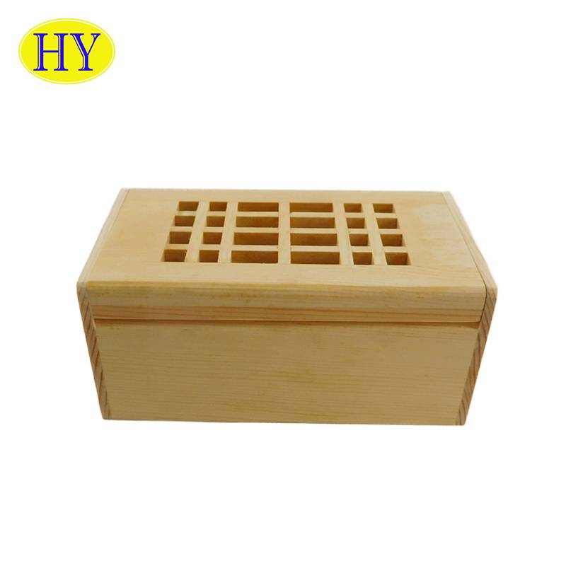 Factory Promotional Dongguan Outlet Classic Black Custom Color Wooden Tissue Box