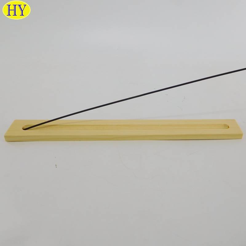 Wood Handmade Craft Incense Stick Holder Inserted Wooden Incense Burner Box Featured Image