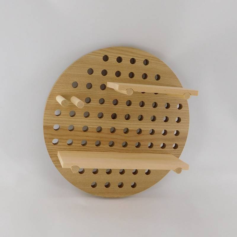 China Wholesale Wooden Desk Organiser Product Factory - round shape wood hanger wholesale – Huiyang