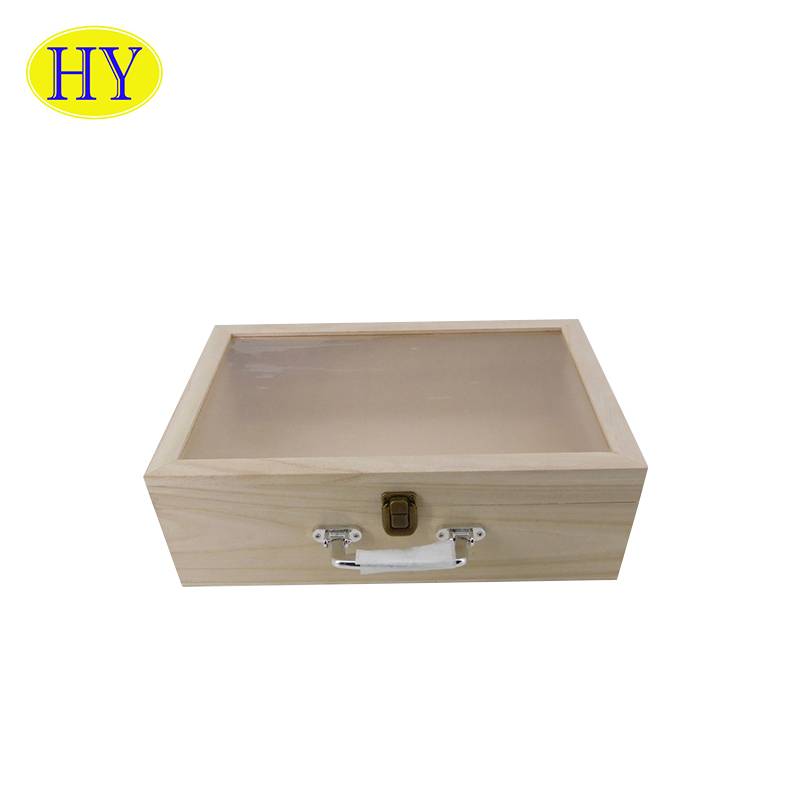 factory low price Wooden Jewellery Box With Drawers - Wholesale New Design Eco-friendly jewelry Wooden Gift Box With Lock – Huiyang