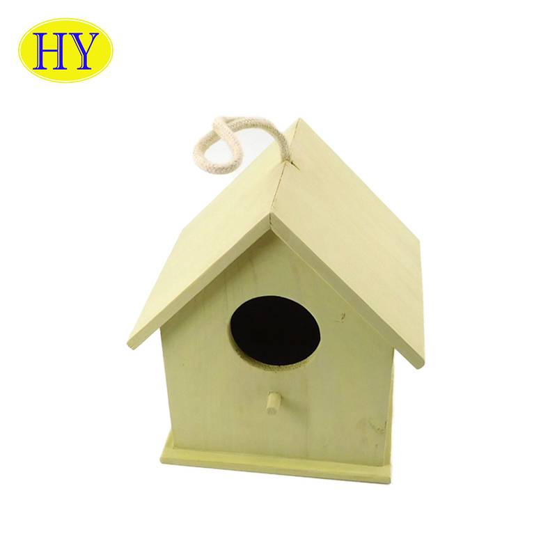 Excellent quality Oiling Chopping Board - Custom Eco-friendly New Unfinished Wholesale Garden Wooden Bird House – Huiyang