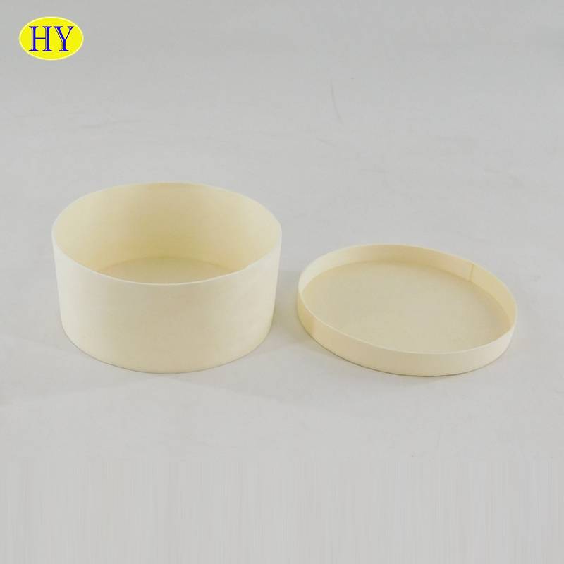Best Price for Tea Box Wooden - custom round shape natural unfinished wood jewelry boxes wholesale – Huiyang