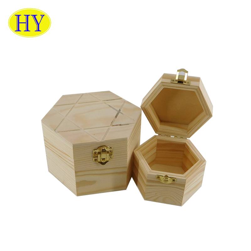 Factory For Plain Wooden Dolls House - Wholesale Unfinished Wood Watch Box – Huiyang