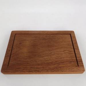 Wood Cutting Board Chopping Boards with Deep Juice Groove with Grip Handles for Kitchen