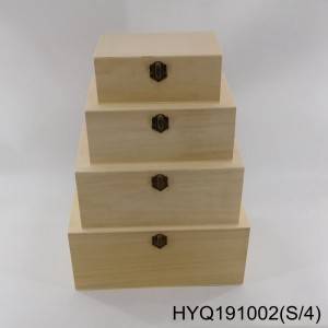 china cheap unfinished wood box