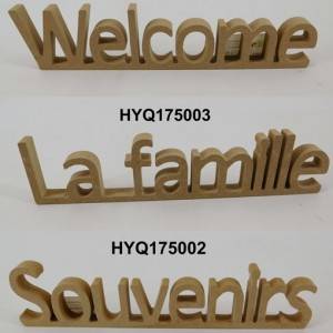china factory wood freestanding wooden letters