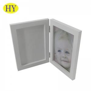 factory made customised wooden photo frames with-white painting