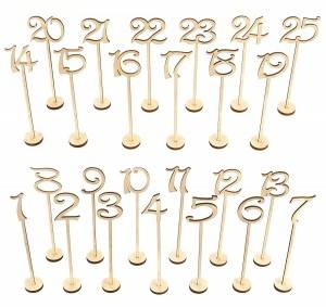 Manufacturing Companies for Wooden Apple Crates - Wooden Wedding Table Numbers – Huiyang