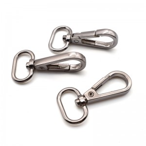 Bag dog fittings zinc alloy swivel spring snap hooks