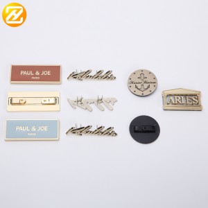 Customized metal 3D star logo brooch blank enamel lapel pin