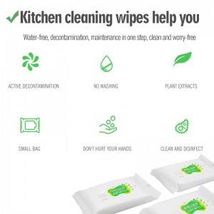 Kitchen cleaning oil stained stove table cleaning kitchen grease wipes