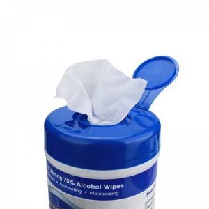 Customizable brand 160 wipes per canister 75% alcohol wipes