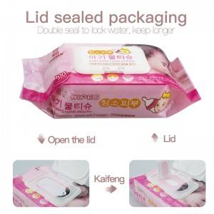 Customizable biodegradable baby wipes Household No fragrance
