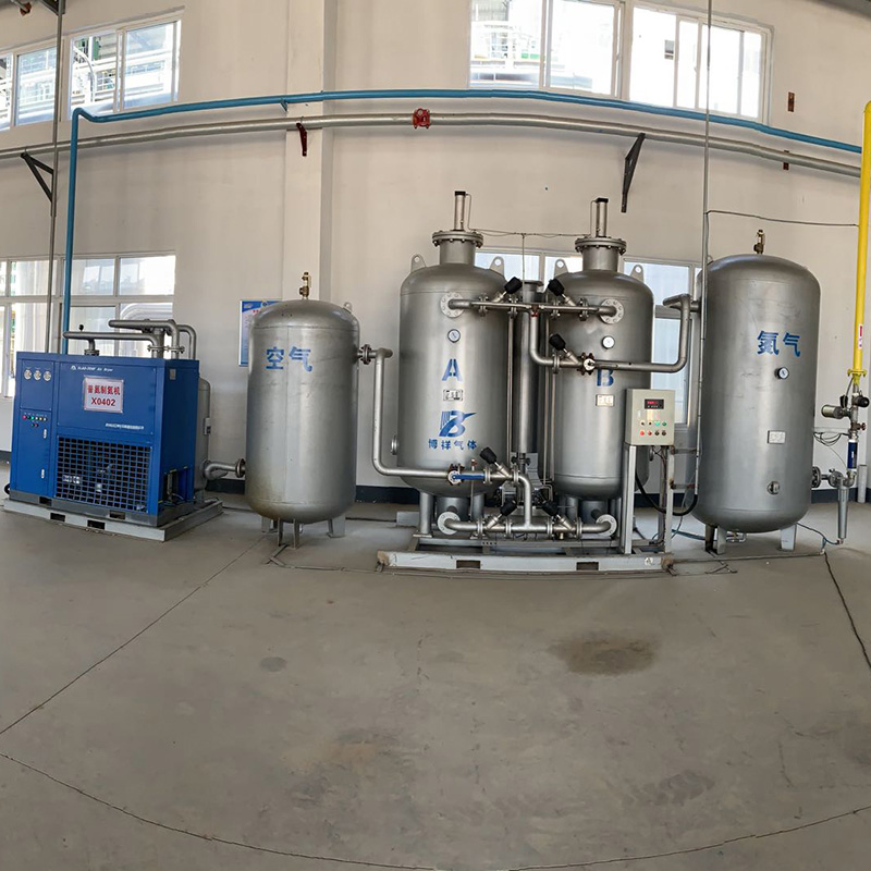 PSA nitrogen generator system of 30Nm3/hr, 99.99% gas solution