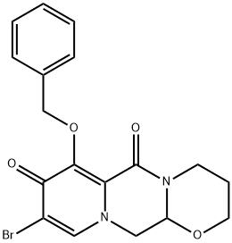 2H-Pyrido[1',2':4,5]pyrazino[2,1-b][1,3]oxazine-6,8-dione, 9-bromo-3,4,12,12a-tetrahydro-7-(phenylmethoxy)- | CAS：1229006-35-2