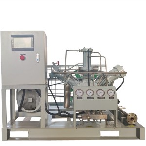 High Pressure Air Cooling Oil Free Oxygen Booster Oxygen Cylinder Filling Station Oxygen Compressor