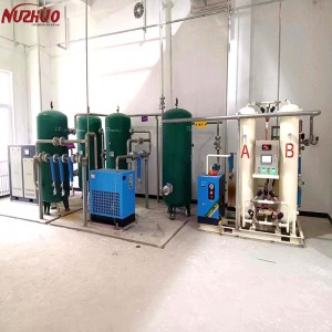 NUZHUO Medical Oxygen Producing 20Nm3/h PSA Medical Oxygen Generator Plant