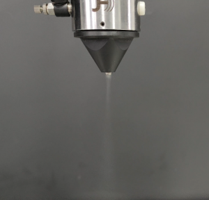 Sistem de acoperire prin pulverizare cu ultrasunete de precizie