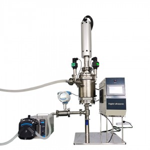continuously ultrasonic food nanoemulsion homogenizer machine processor
