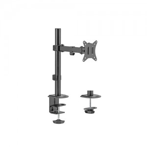 Single-monitor Steel Articulating Monitor Mount For most 17″~32″ Monitors LCD66-C011