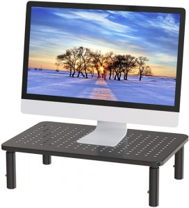Ventilated Height Adjustable Monitor/ Laptop Stand Ideal for Laptops and 13″ to 32″ Monitors SU-MS05S