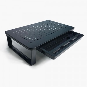 Modular Multi-purpose Smart Stand With Drawer (standard Surface) Accommodate Most 13’’-32’’ Monitors, Laptops, Printers, And Other Office Machines