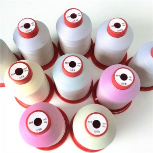 UV discolor sewing thread