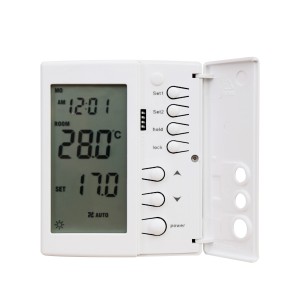 Floor heating thermostat with standard programmable