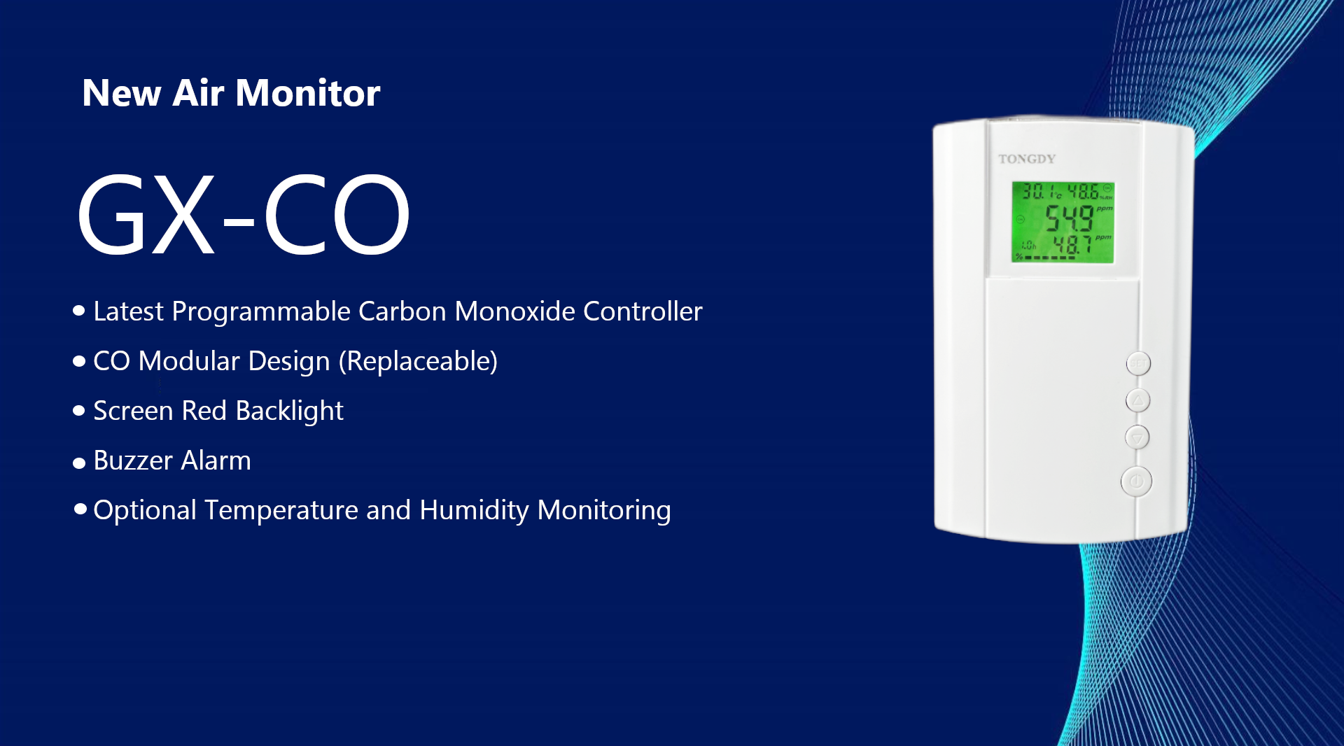 Latest Programmable Carbon Monoxide Controller GX-CO