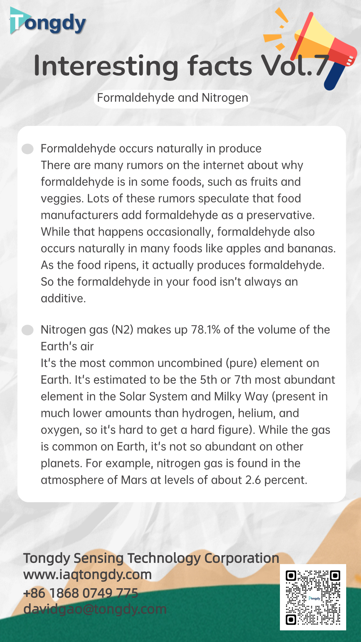 Interesting facts Vol.7——Formaldehyde and Nitrogen