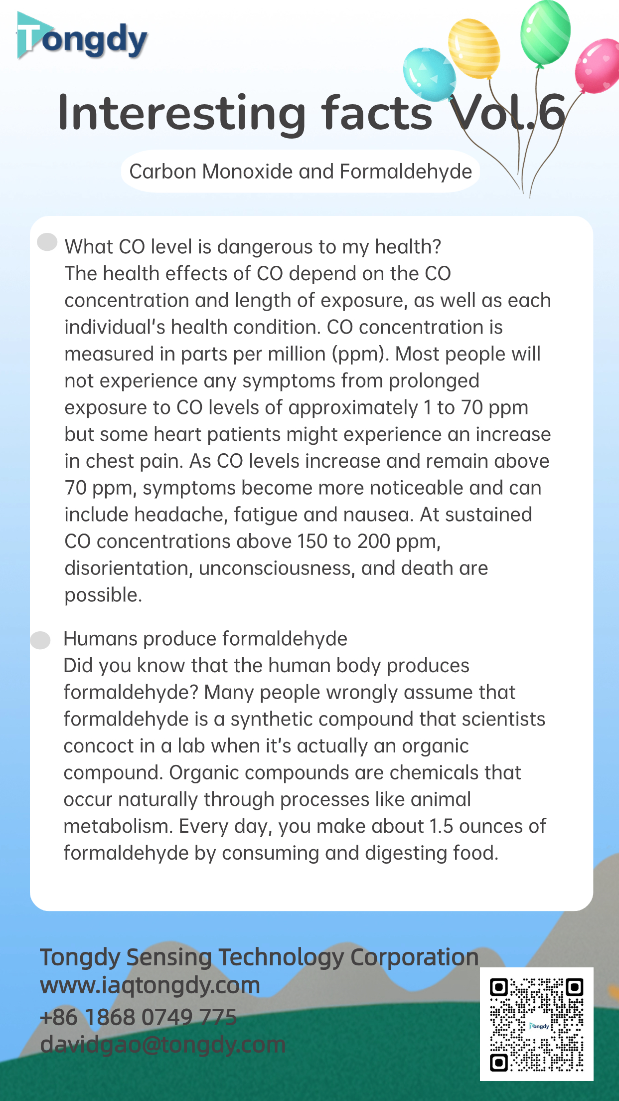 Interesting facts Vol.6——Carbon Monoxide and Formaldehyde