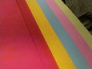 Fluorescent Paper Sticker Mixed Color Label Paper