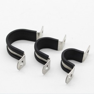 304 rubber strip saddle clamp clamping firmware