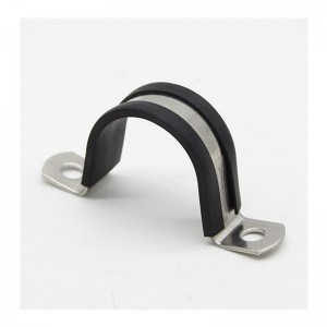 304 rubber strip saddle clamp clamping firmware