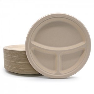 Eco Friendly High Quality Non PFAS Tableware Plate For Airline Food