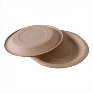 Food Containers Disposable Non PFAS Biodegradable Tableware Plate