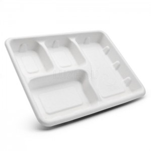 Novel Material Disposable Products High Quality Biodegradable Tableware Tray