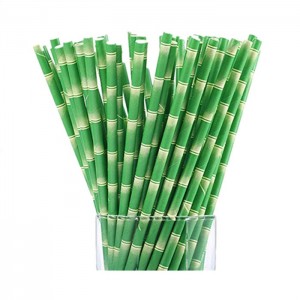 OEM/ODM Manufacturer China Food Grade Disposable Straight Drinking Paper Straw