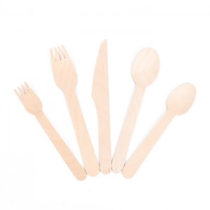 Kitchen Cutlery Wholesale Wooden Tableware Fun For Partycamping