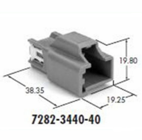 Yazaki connectors are key components in automotive electrical systems 7282-3440-40