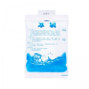 Recycable Water Jekiseni Ice Pack 400ml/600ml/1000ml Chikafu Mushonga Seafood Cold Storage Bag