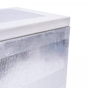 ក្រុមហ៊ុនផ្តល់វ៉ាក់សាំង VIP board cooler box with vacuum insulation panel ត្រជាក់បានយូរ