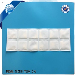 Flexible Absorbed Water Dry Ice Pack with 12 Cells Ice Sheets for chocolate cold delivery