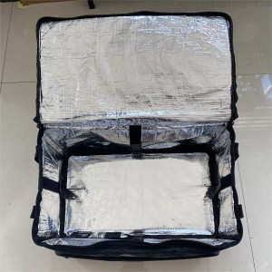 Isolerad matryggsäck för leveranscykel