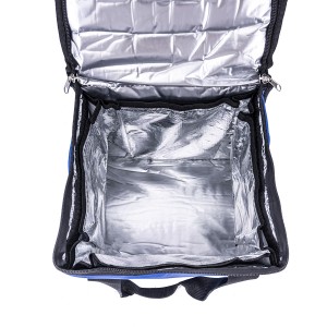लहान वैद्यकीय कूलर बॅग 4pcs पीसीएम प्लेट घाला, थर्मामीटरने अंतर्गत तापमानाचे निरीक्षण करू शकते इन्सुलेटेड बॅग