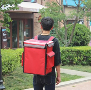 Insulated Food Delivery Bag Thermal Pizza Bag Cooler Carrier Bag for Motorcycle Bike Car Delivery
