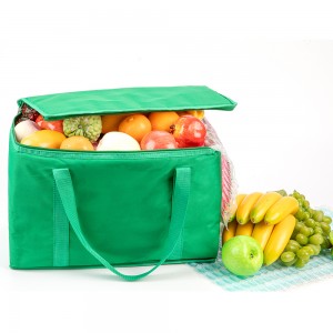 अन्न वितरणासाठी घाऊक इन्सुलेटेड पिशव्या |PCM बर्फ विटा सक्षम