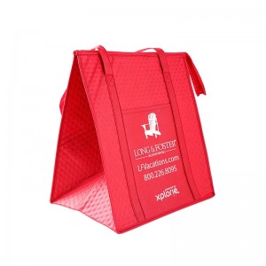 भोजन तैयारी इन्सुलेशन लंच बैग खाद्य वितरण इंसुलेटेड थर्मल टोट हॉट बैग पुन: प्रयोज्य कूरियर