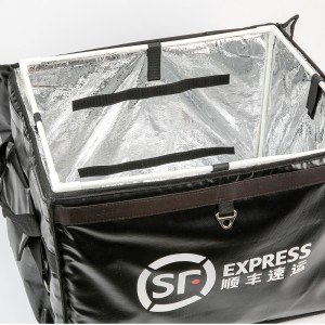 Doble nga Layer sa Motorsiklo nga Ice Cooler Lunch Bag Delivery Bag Pizza Bag Food Delivery Bag